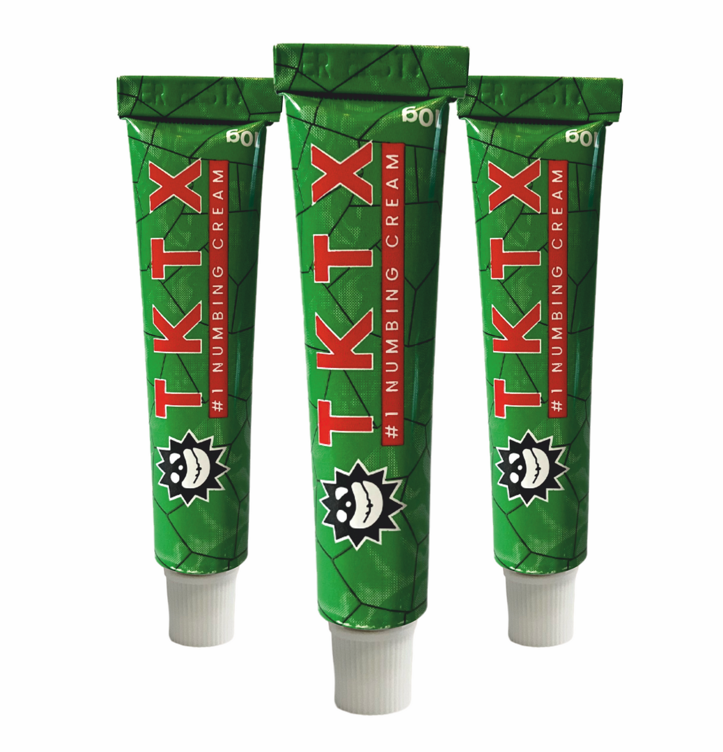 3 Pcs Pomada Anestésica TKTX Verde 80% - Deep Numb.