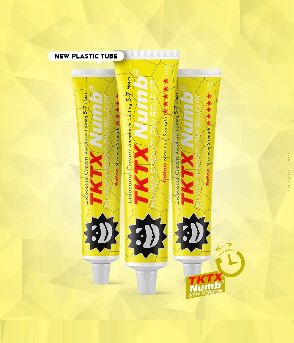 Nova TKTX Numb Amarela | MAXIMUM STRENGTH