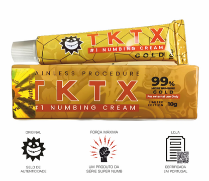 Pomada TKTX Gold 99% - Maior profundidade.