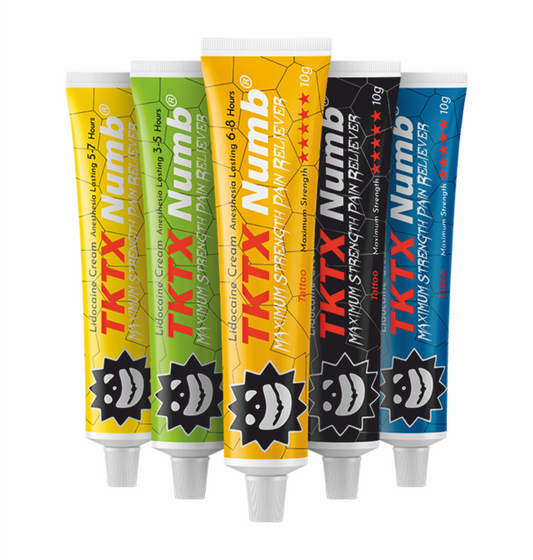 100pcs | Pomada TKTX Numb | MAXIMUM STRENGTH | ATACADO | Todas as cores disponíveis