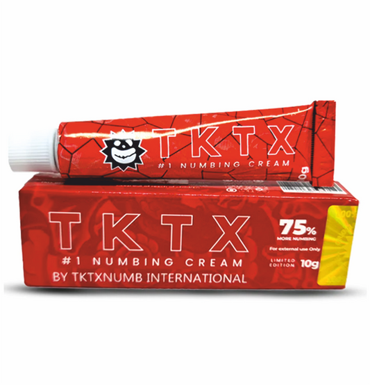 Pomada Anestésica TKTX Red 75% - Rápida Oclusão - Micropigmentação